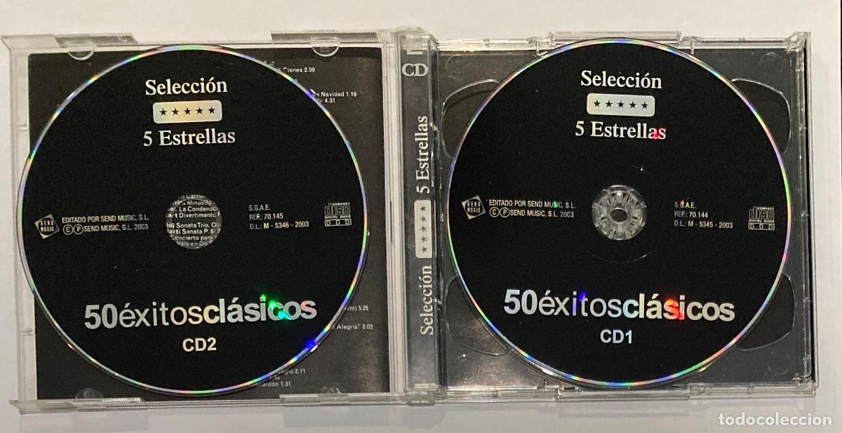 CDs de m&uacute;sica: 2 CD&rsquo;S. 50 EXITOS CLASICOS (0289CD) - Foto 3