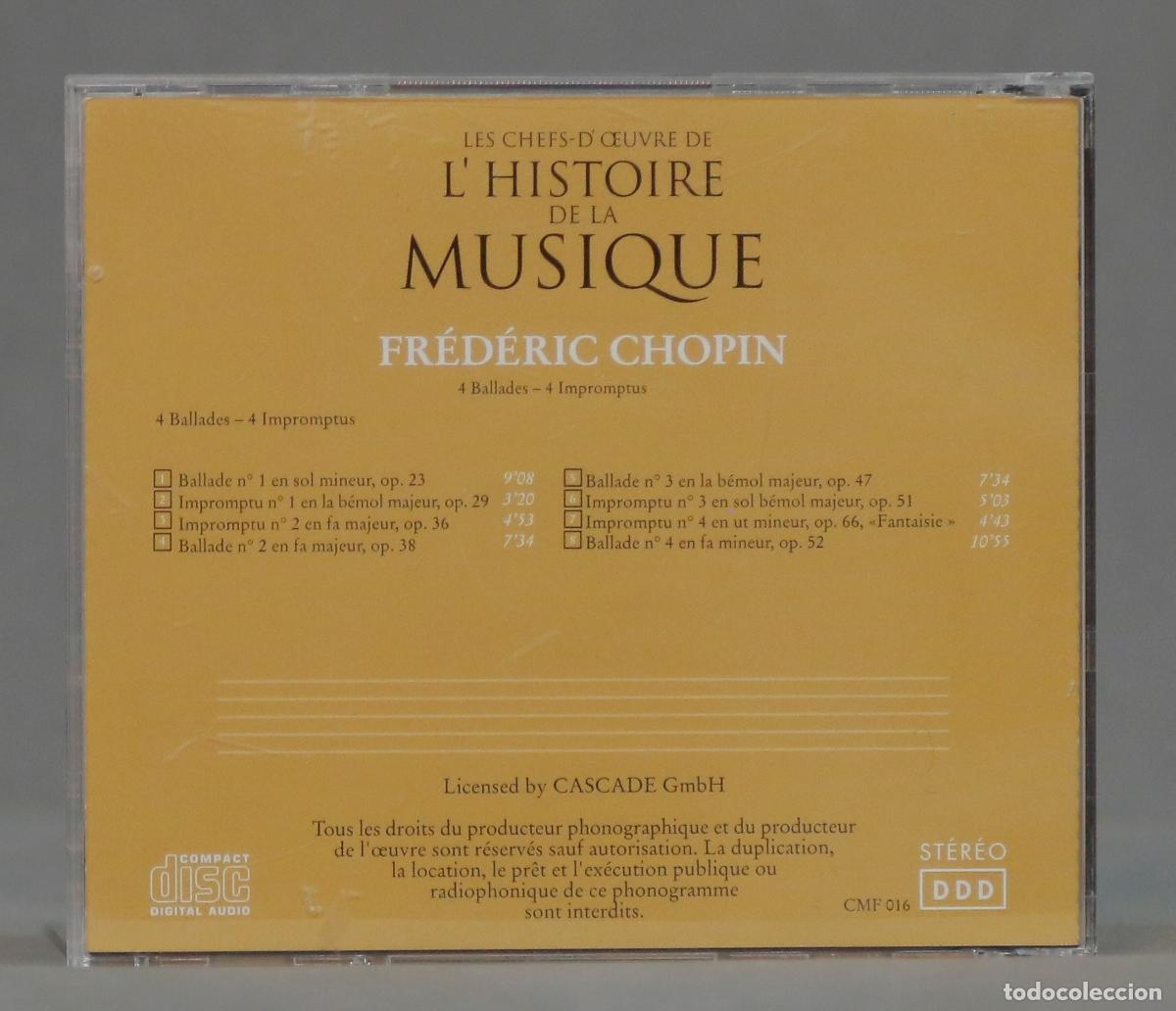 CDs de m&uacute;sica: CD. CHOPIN - Foto 2