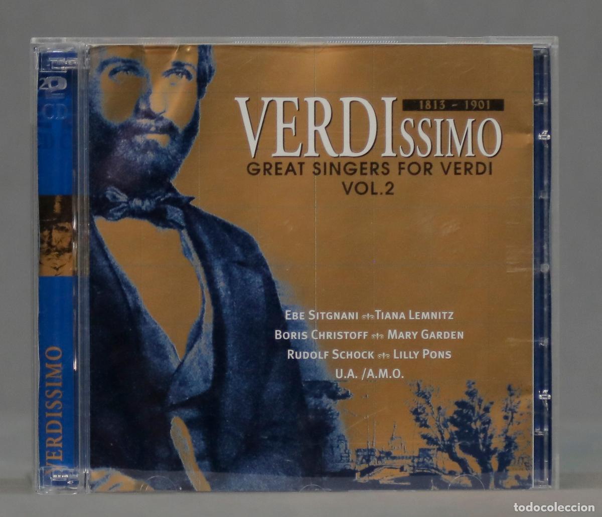 CDs de m&uacute;sica: 2 CD. Great Singers For Verdi Vol. 2