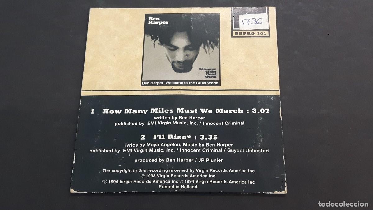 CDs de m&uacute;sica: CD SINGLE - BEN HARPER - 1994 - Foto 3
