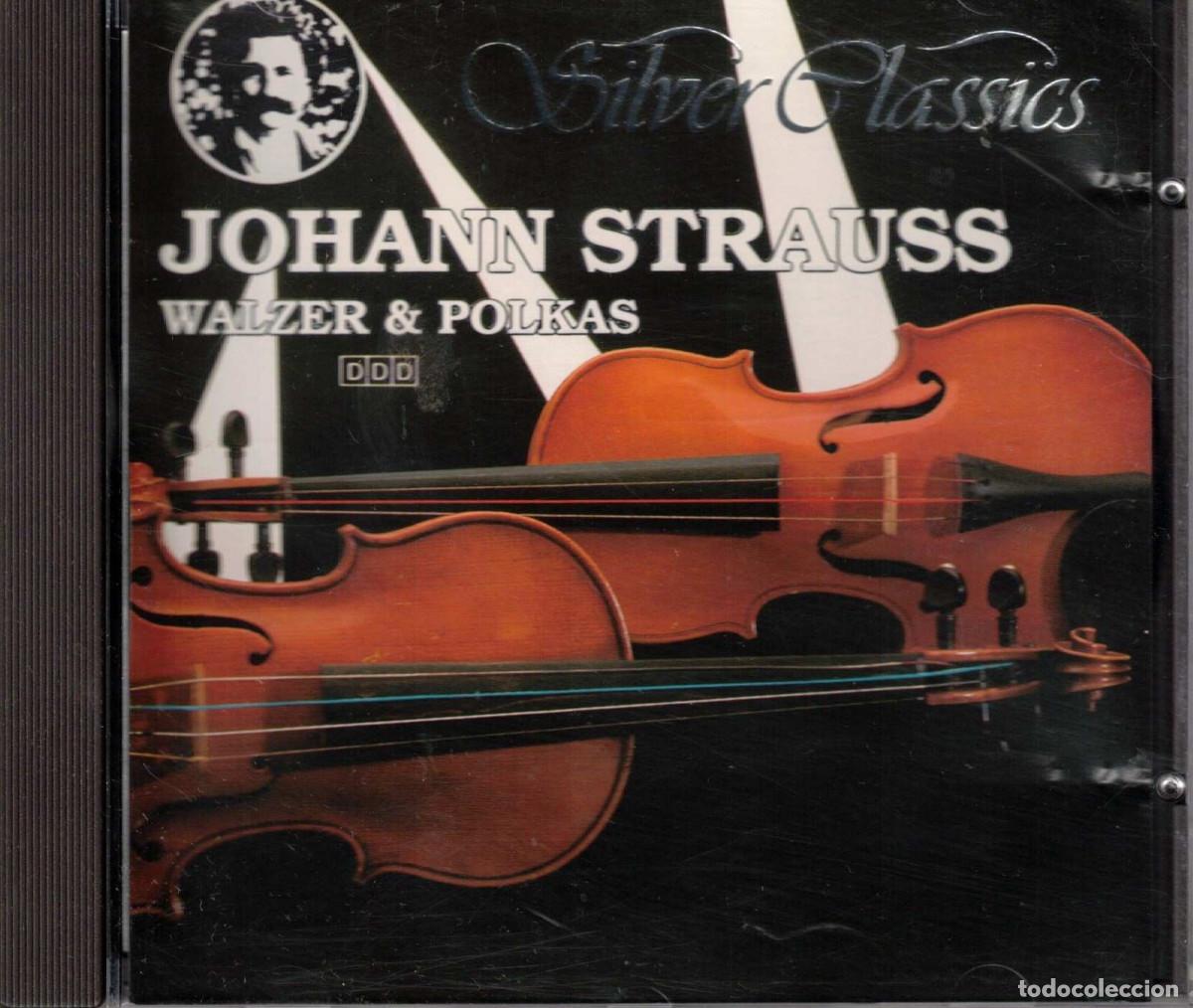 CDs de m&uacute;sica: CD - JOHANN STRAUSS - WALZER & POLKAS - SILVER CLASSICS - Foto 1