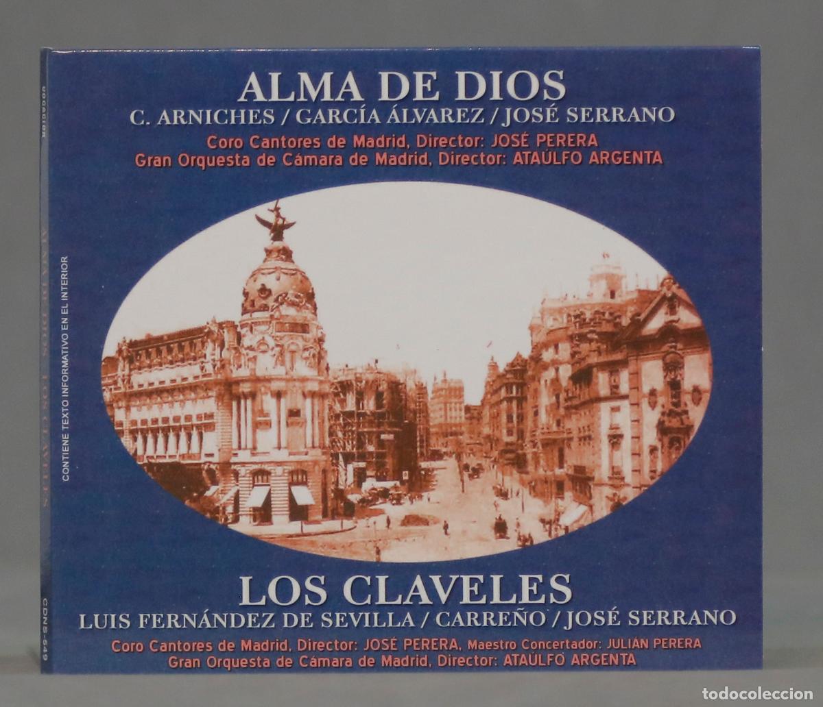 CDs de m&uacute;sica: CD. ALMA DE DIOS. LOS CLAVELES. ARGENTA - Foto 1