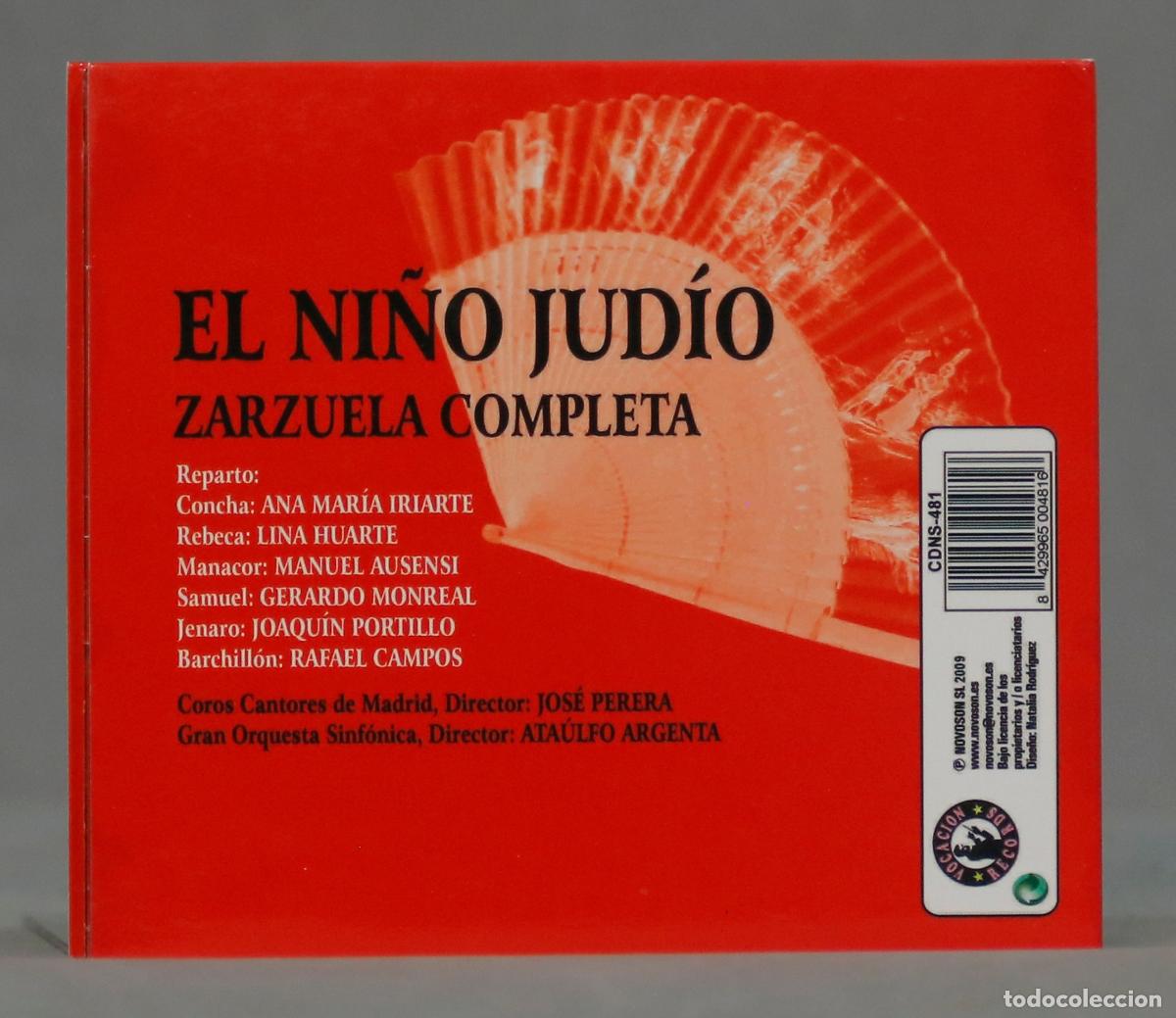 CDs de m&uacute;sica: CD. EL NI&Ntilde;O JUDIO. ARGENTA - Foto 2