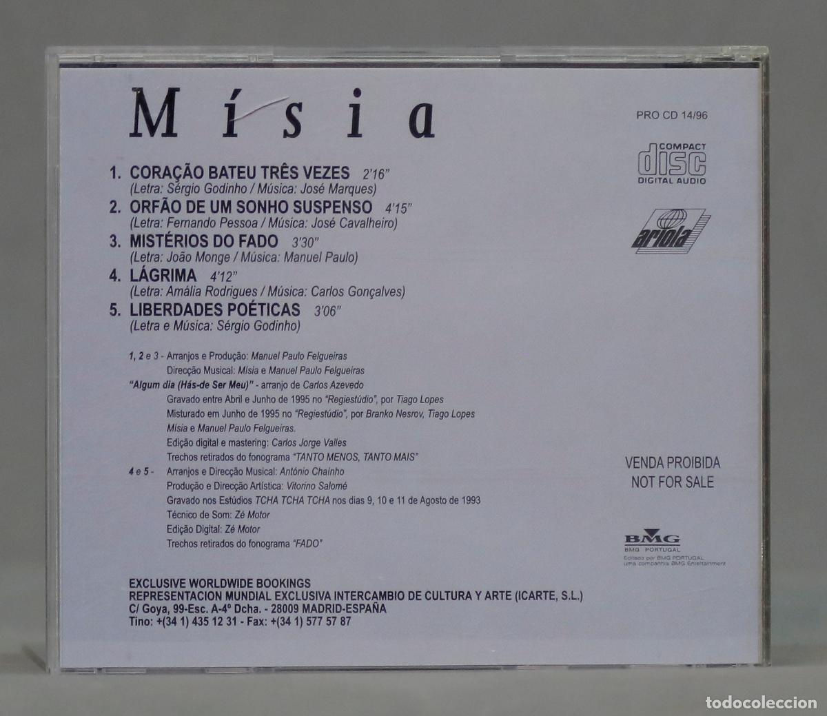 CDs de m&uacute;sica: CD. MISIA - Foto 2