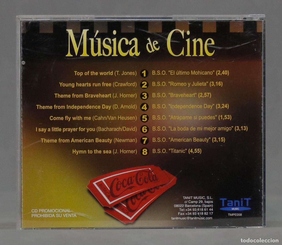 CDs de m&uacute;sica: CD. MUSICA DE CINE. VOL. I - Foto 2