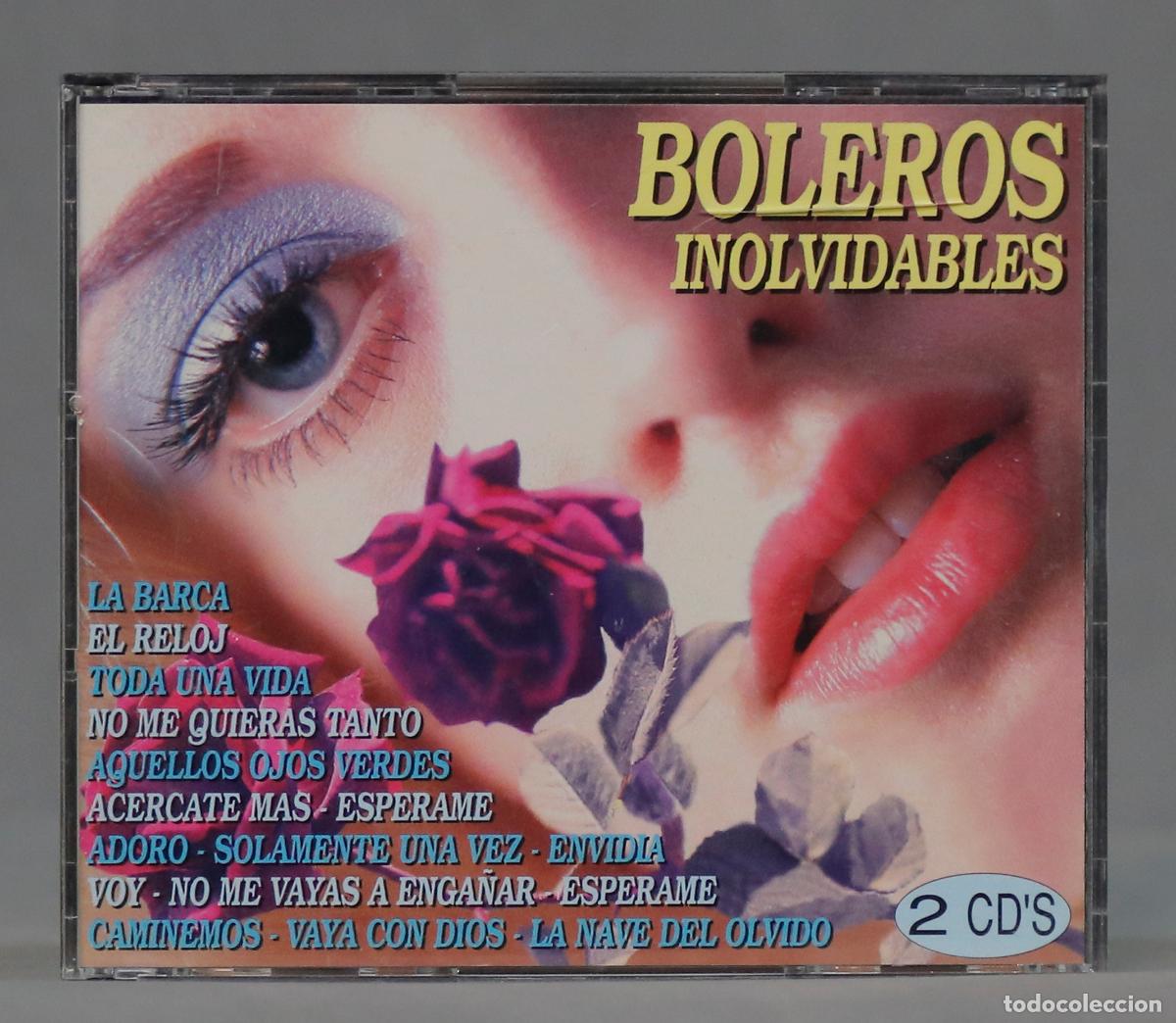 CDs de m&uacute;sica: 2 CD. BOLEROS INOLVIDABLES - Foto 1