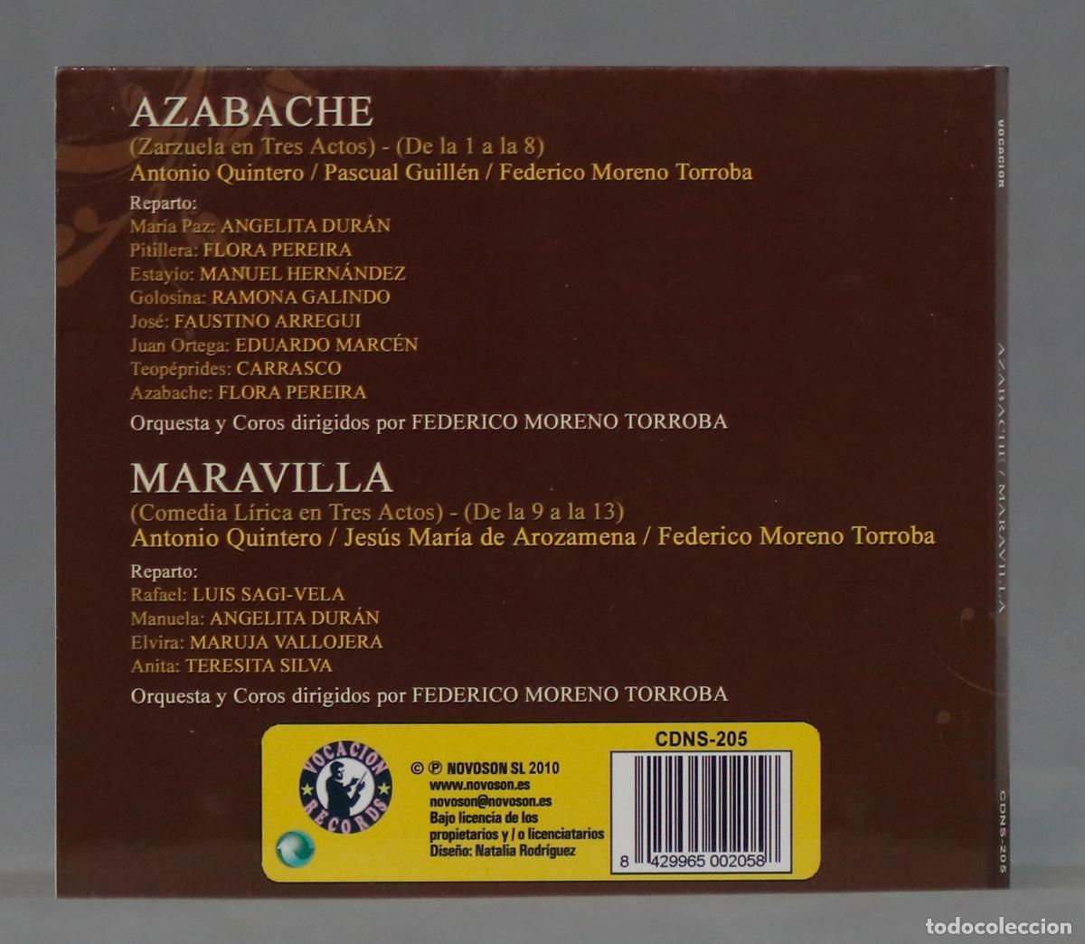 CDs de m&uacute;sica: CD. AZABACHE. MARAVILLA. TORROBA - Foto 2
