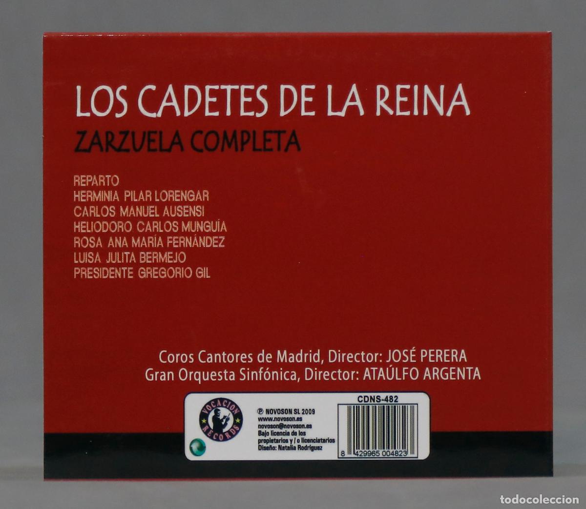 CDs de m&uacute;sica: CD. LOS CADETES DE LA REINA. ARGENTA - Foto 2
