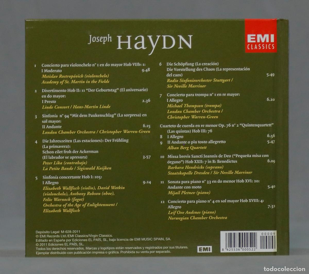 CDs de m&uacute;sica: CD. HAYDN - Foto 2
