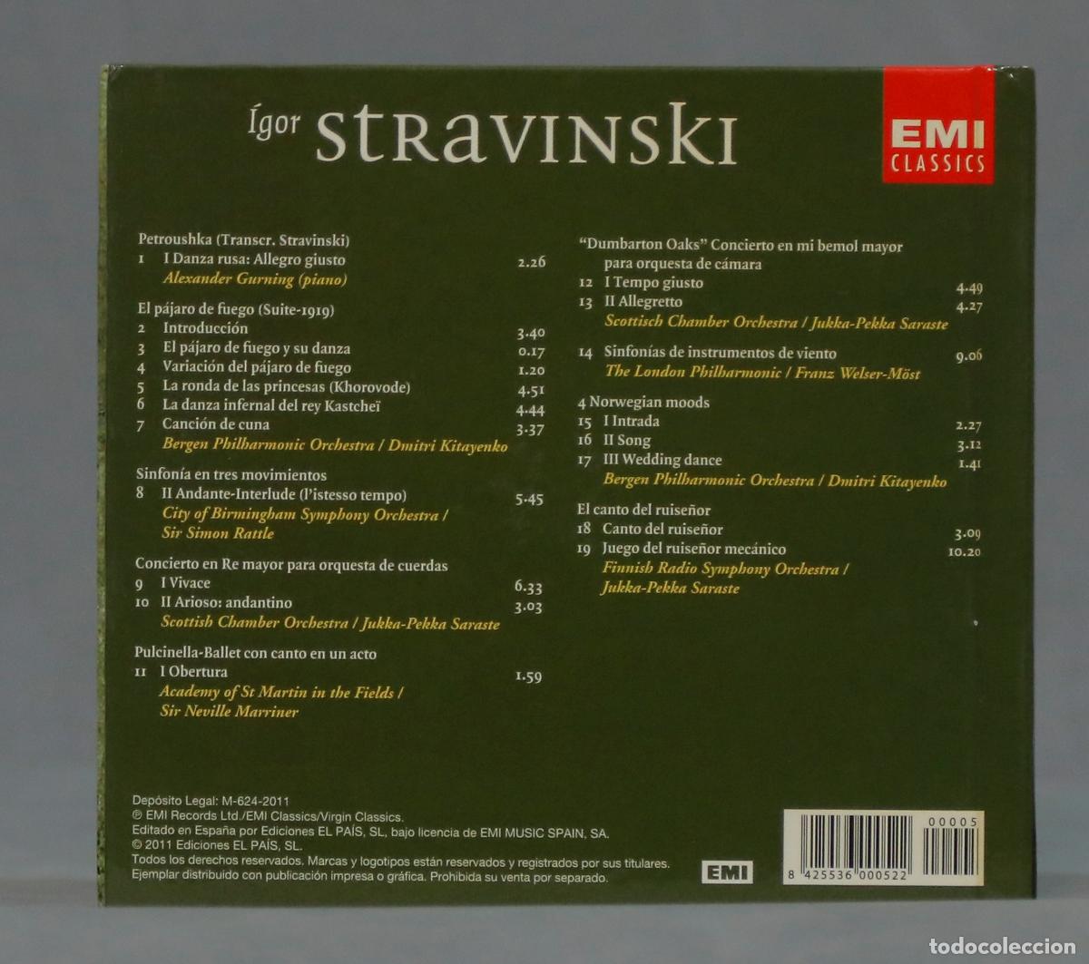 CDs de m&uacute;sica: CD. STRAVINSKY - Foto 2
