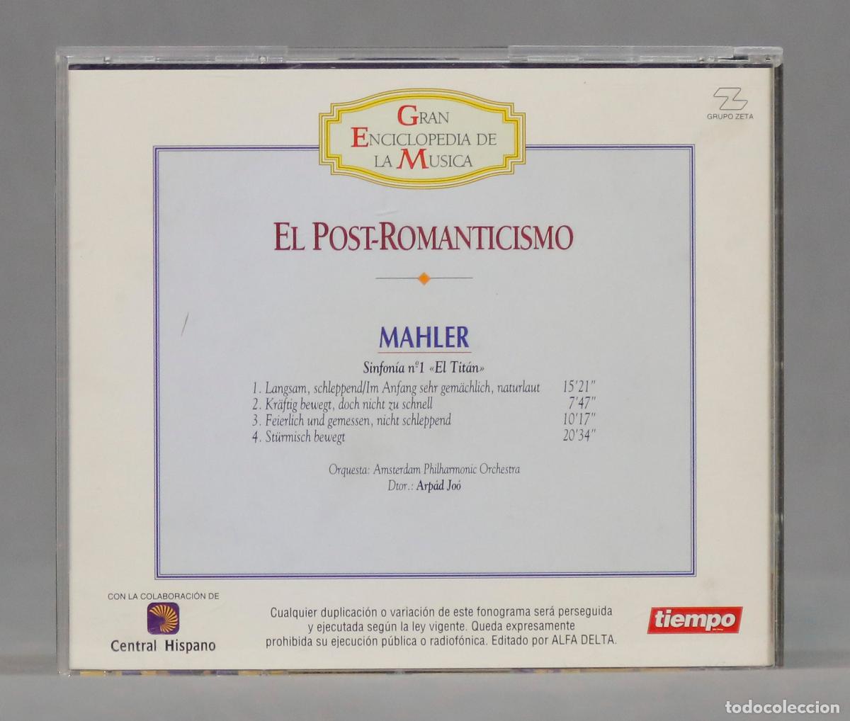 CDs de m&uacute;sica: CD. MAHLER. EL POST-ROMANTICISMO - Foto 2