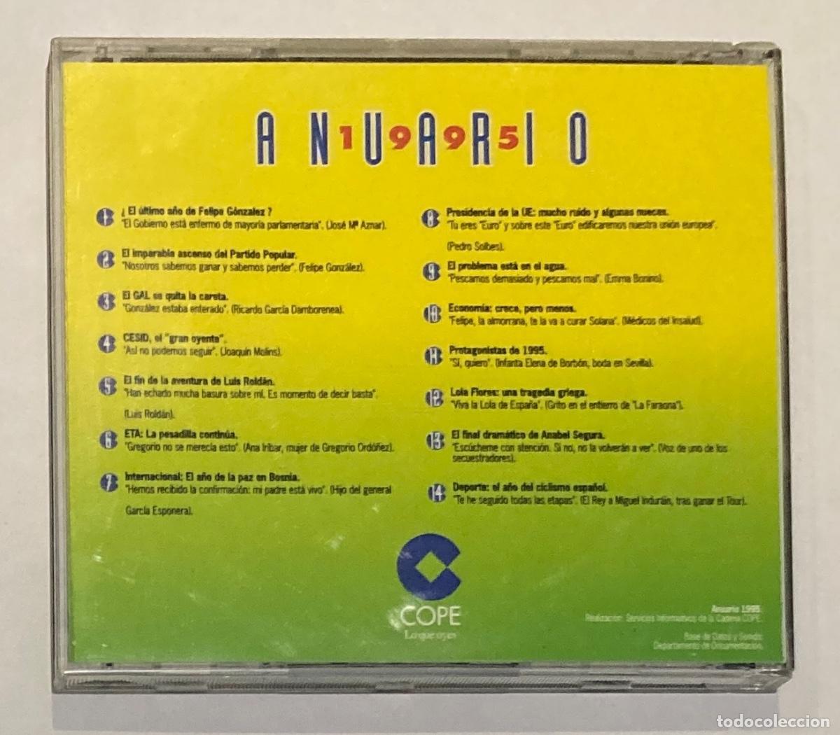 CDs de m&uacute;sica: COPE. ANUARIO 1995 (0324CD) - Foto 2