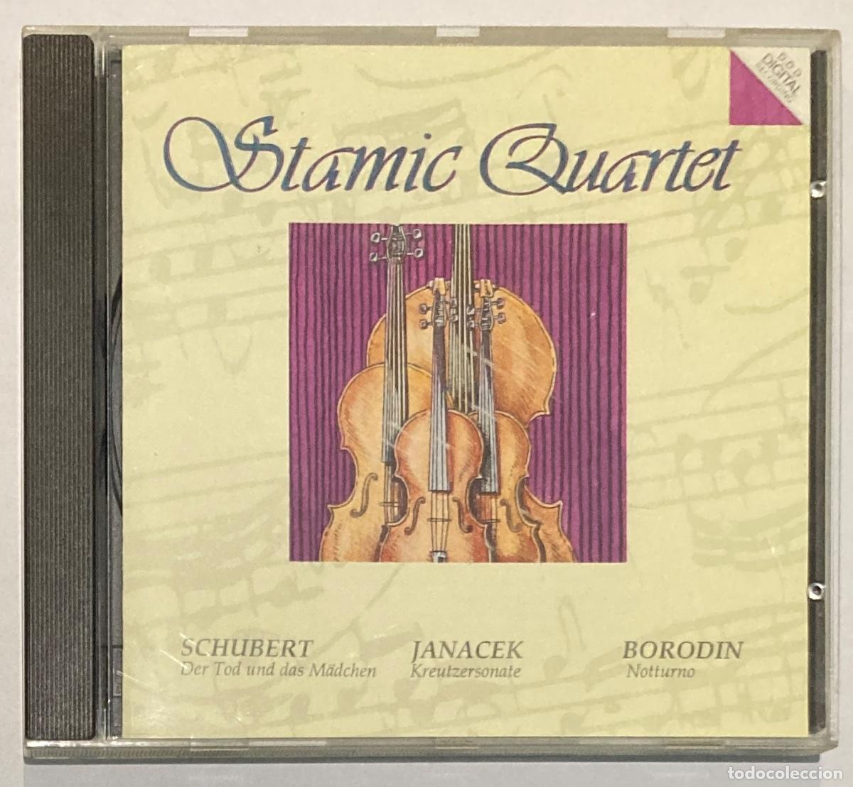 CDs de m&uacute;sica: STAMIC QUARTET. SCHUBERT. JANACEK. BORODIN (0337CD) - Foto 1