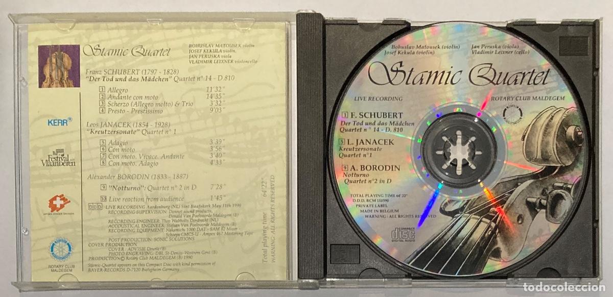CDs de m&uacute;sica: STAMIC QUARTET. SCHUBERT. JANACEK. BORODIN (0337CD) - Foto 3