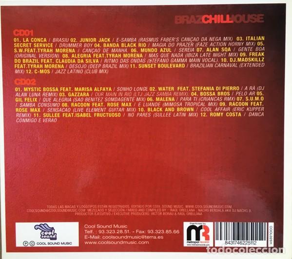 CDs de m&uacute;sica: Various &ndash; Brazchillhouse - 2 x CD, Compilation, Mixed, Stereo -SPAIN 2004 - Foto 2