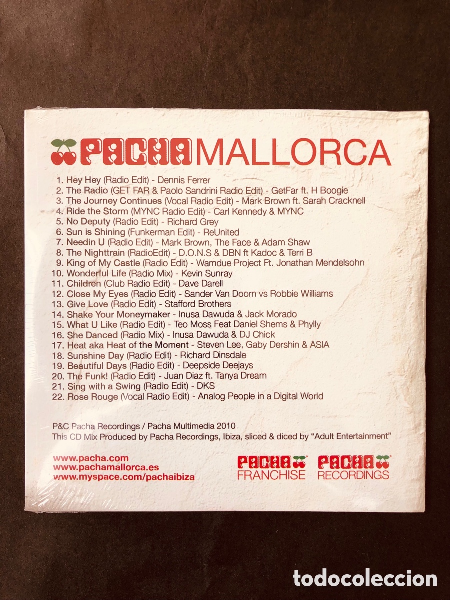 CDs de m&uacute;sica: Cd Pacha Mallorca 2010 - Foto 2