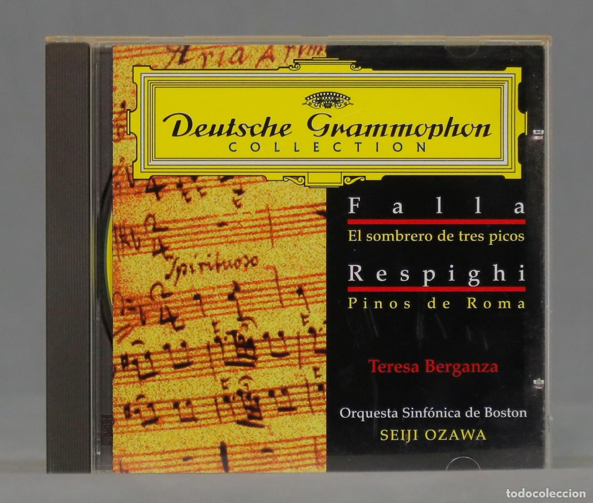 CDs de m&uacute;sica: CD. FALLA. RESPIGI. OZAWA - Foto 1