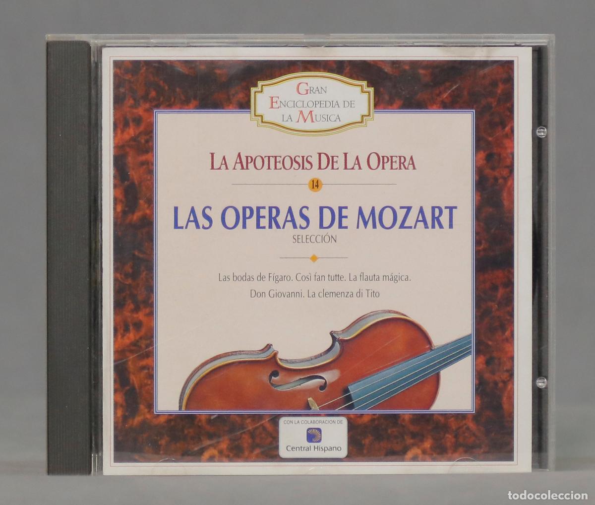CDs de m&uacute;sica: CD. LA APOTEOSIS DE LA OPERA. MOZART - Foto 1