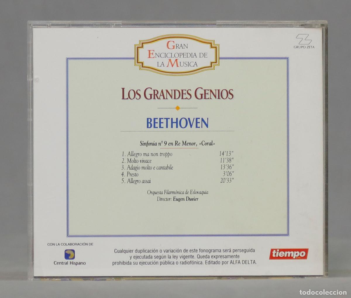 CDs de m&uacute;sica: CD. GRANDES GENIOS. BEETHOVEN - Foto 2