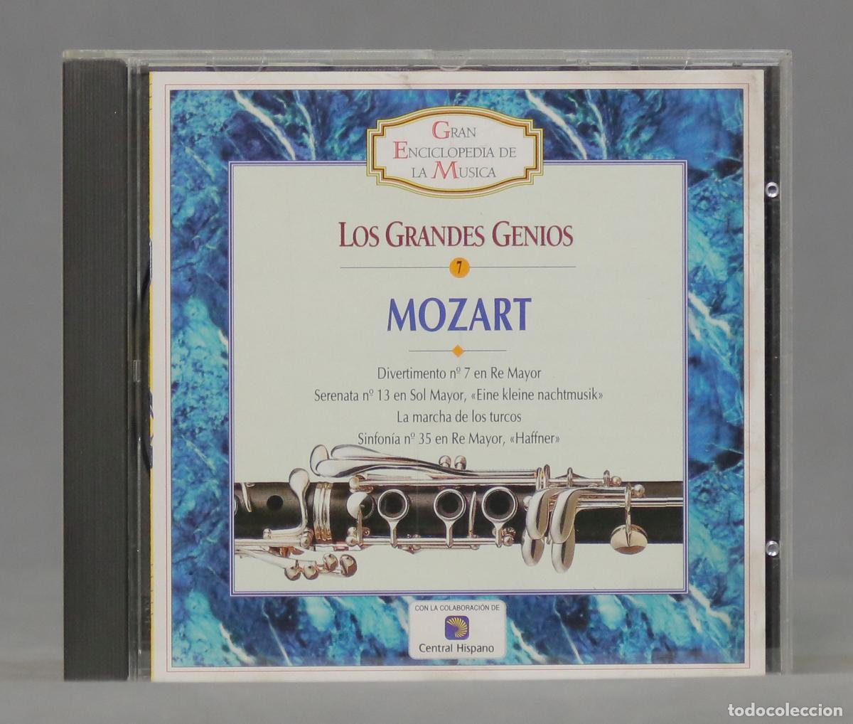CDs de m&uacute;sica: CD. GRANDES GENIOS. MOZART - Foto 1