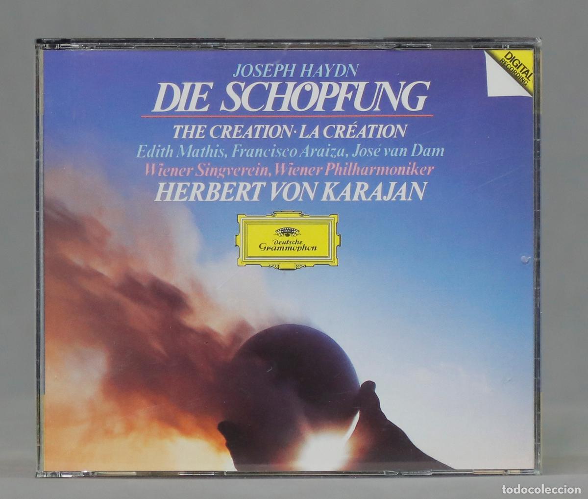 CDs de m&uacute;sica: 2 CD. van Dam &ndash; Die Sch&ouml;pfung. HAYDN - Foto 1