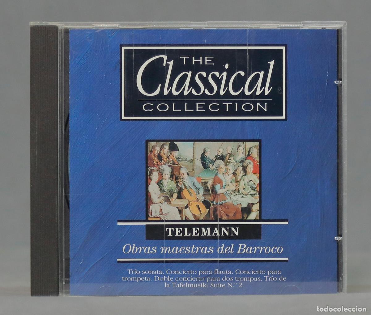 CDs de m&uacute;sica: CD. TELEMANN. OBRAS MAESTRAS BARROCO - Foto 1