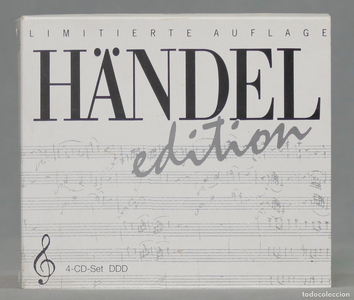CD de M&uacute;sica: 4 CD. HANDEL EDITION