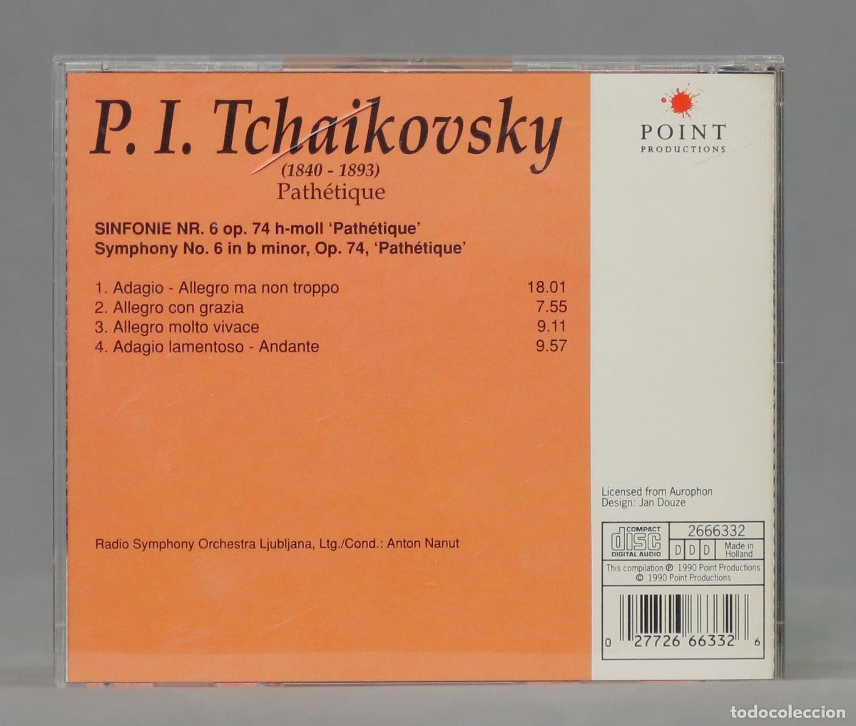 CDs de m&uacute;sica: CD. TCHAIKOVSKY PATHETIQUE. NANUT - Foto 2