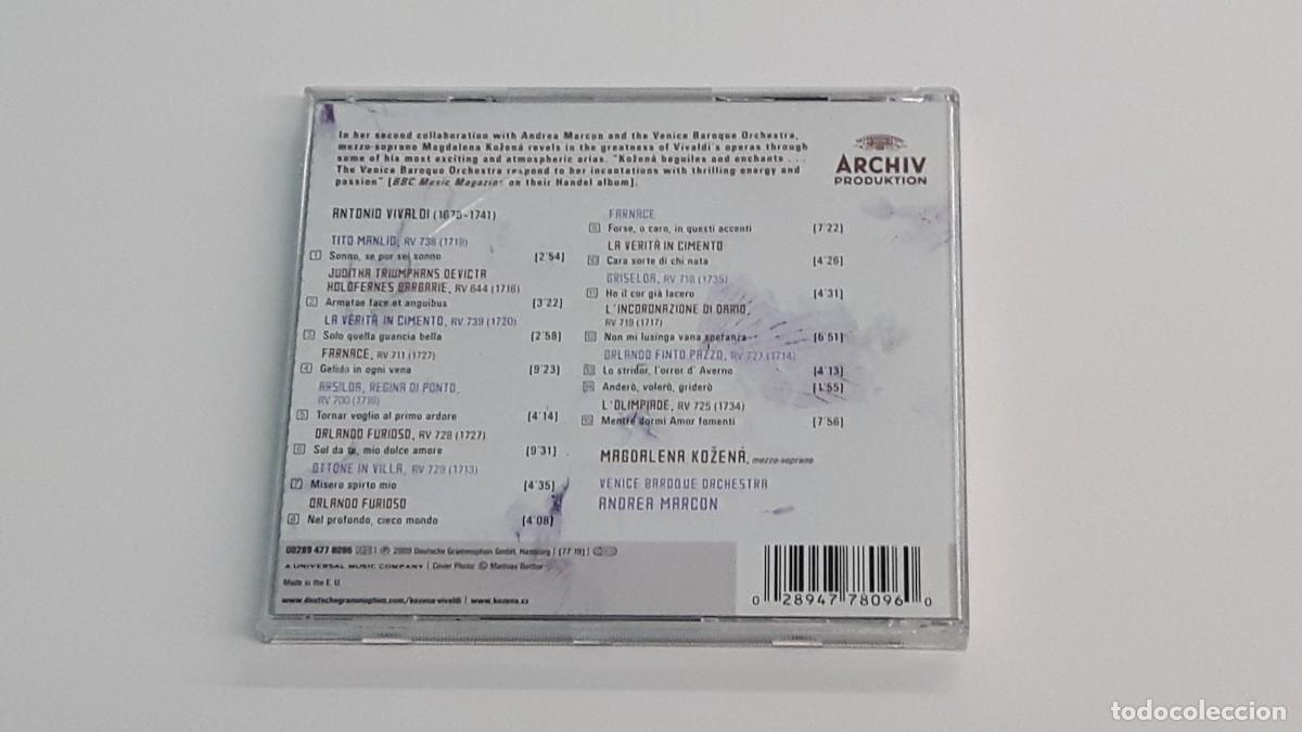 CDs de m&uacute;sica: CD MAGDALENA KOZEN&Aacute; - VIVALDI - 2009 - Foto 3