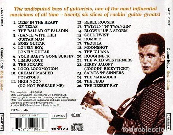 CDs de m&uacute;sica: Duane Eddy &ndash; Boss Guitar - Foto 2