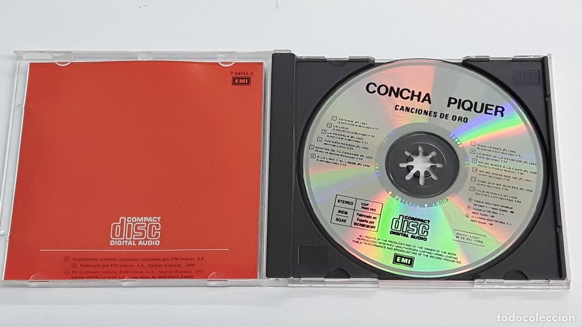 CDs de m&uacute;sica: CD CONCHA PIQUER - CANCIONES DE ORO - 1990 - Foto 2