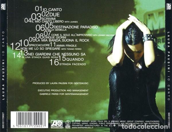 CDs de m&uacute;sica: Laura Pausini &ndash; Io Canto - Foto 2