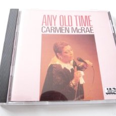 CDs de Música: CD JAZZ CARMEN MCRAE: ANY OLD TIME REF: 2-28