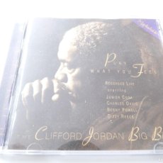 CDs de Música: CD JAZZ THE CLIFFORD JORDAN BIG BAND. PLAY WHAT YOU FEEL REF: 2-30