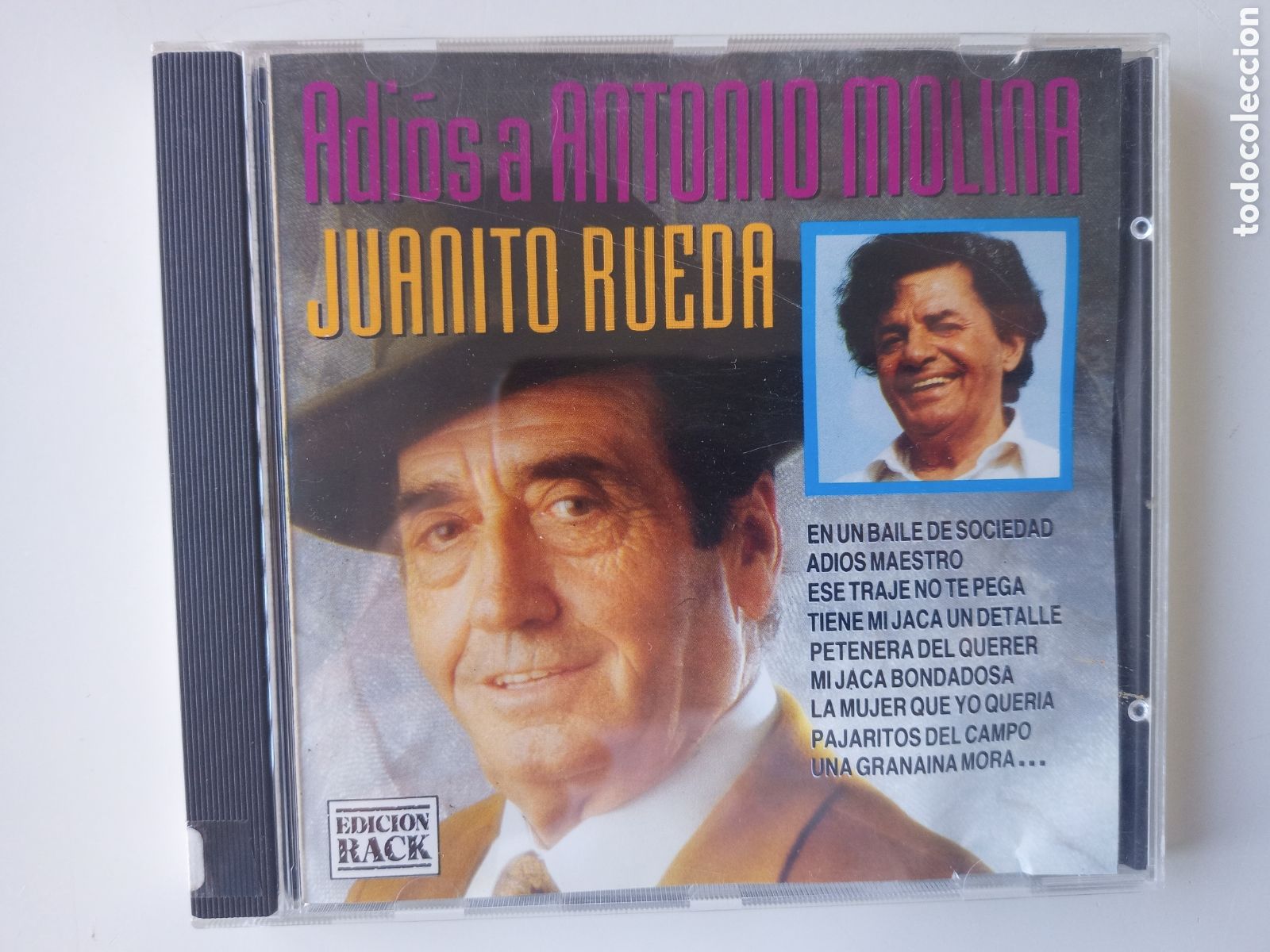 CDs de m&uacute;sica: Juanito Rueda - Adi&oacute;s a Antonio Molina - Foto 1