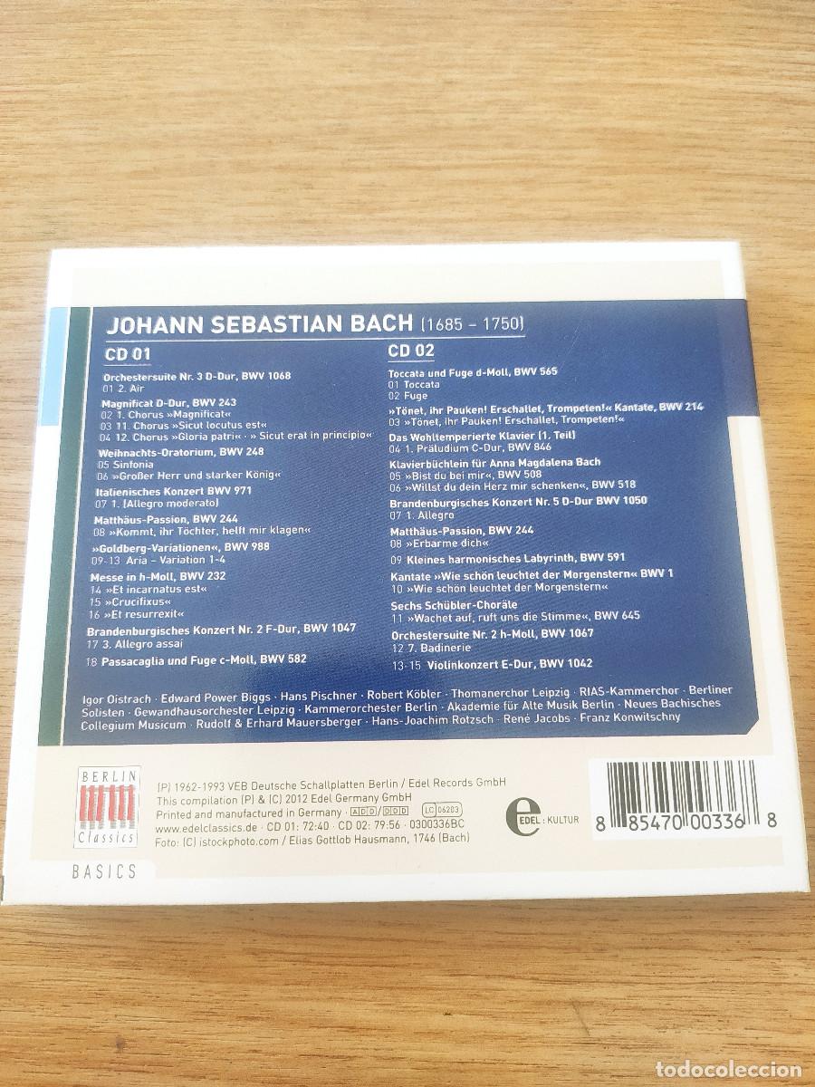 CDs de m&uacute;sica: BACH Best of 2 cds - Foto 2