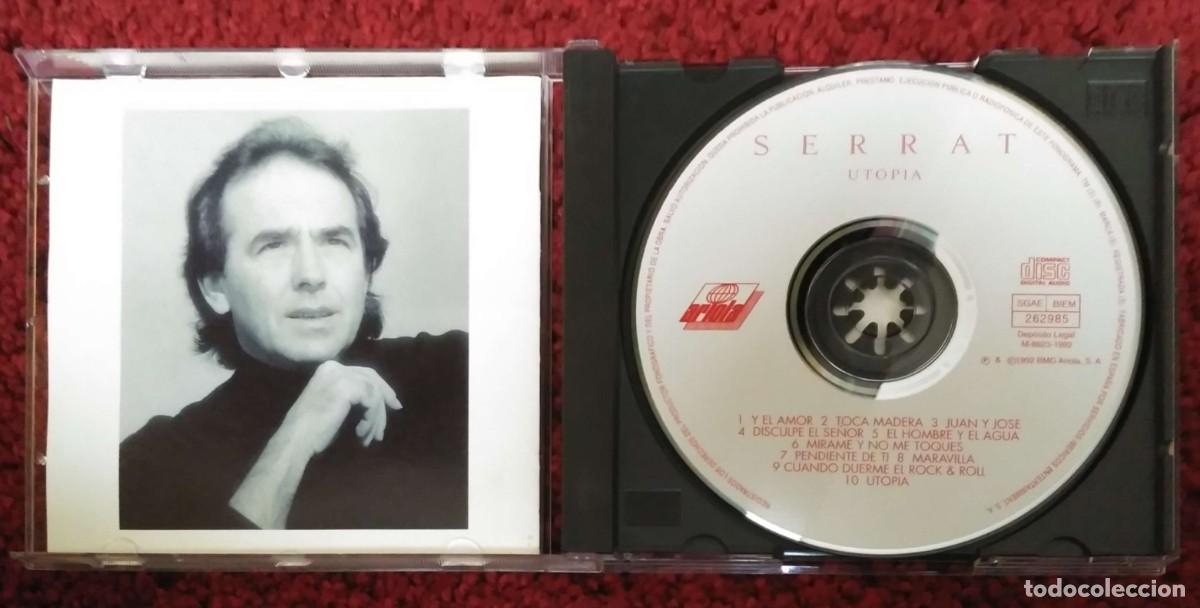 CDs de m&uacute;sica: JOAN MANUEL SERRAT (UTOPIA) CD 1992 - 1&ordf; Edici&oacute;n - Foto 3