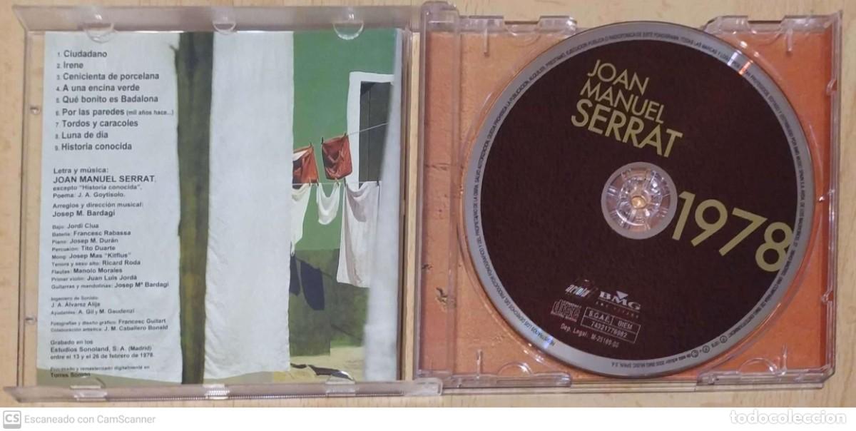 CDs de m&uacute;sica: JOAN MANUEL SERRAT (1978) CD 2000 - Foto 3
