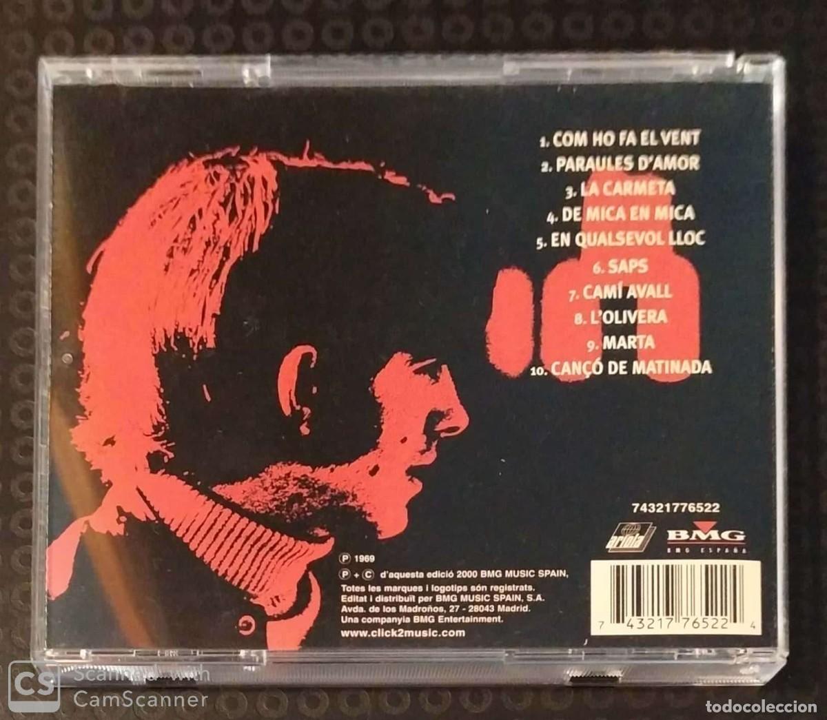 CDs de m&uacute;sica: JOAN MANUEL SERRAT (COM HO FA EL VENT) CD 2000 - Foto 2