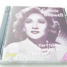 CDs de Música: CD JAZZ CONNIE BOSWELL THEY CAN´T TAKE THESE SONGS AWAY FROM ME REF: 2-38