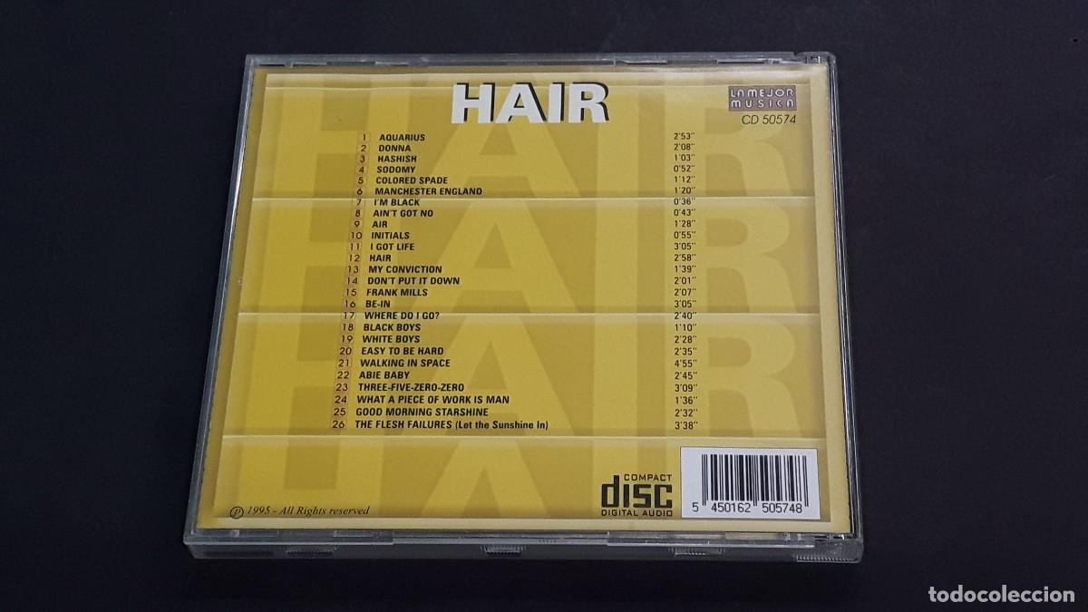 CDs de m&uacute;sica: CD HAIR - ORIGINAL BROADWAY CAST - 1995 - Foto 3