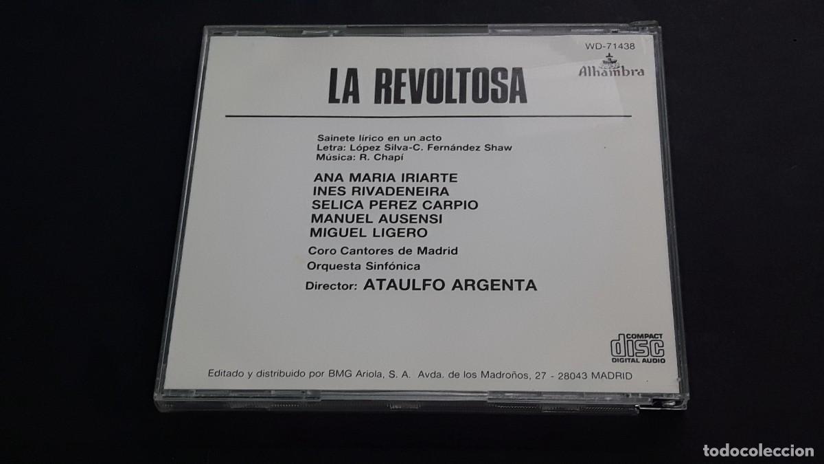 CDs de m&uacute;sica: CD LA REVOLTOSA - 1987 - Foto 3