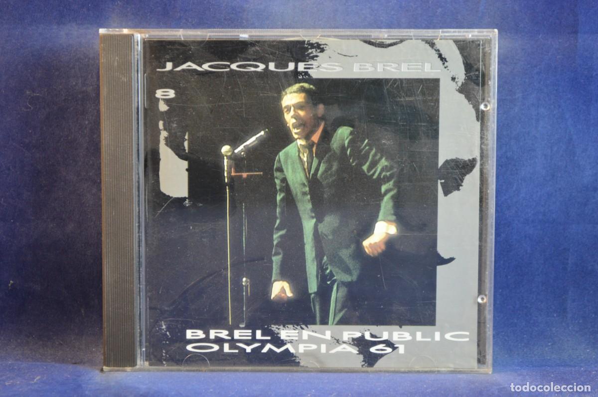 CDs de m&uacute;sica: JACQUES BREL - BREL EN PUBLIC OLYMPIA 61 - CD - Foto 1