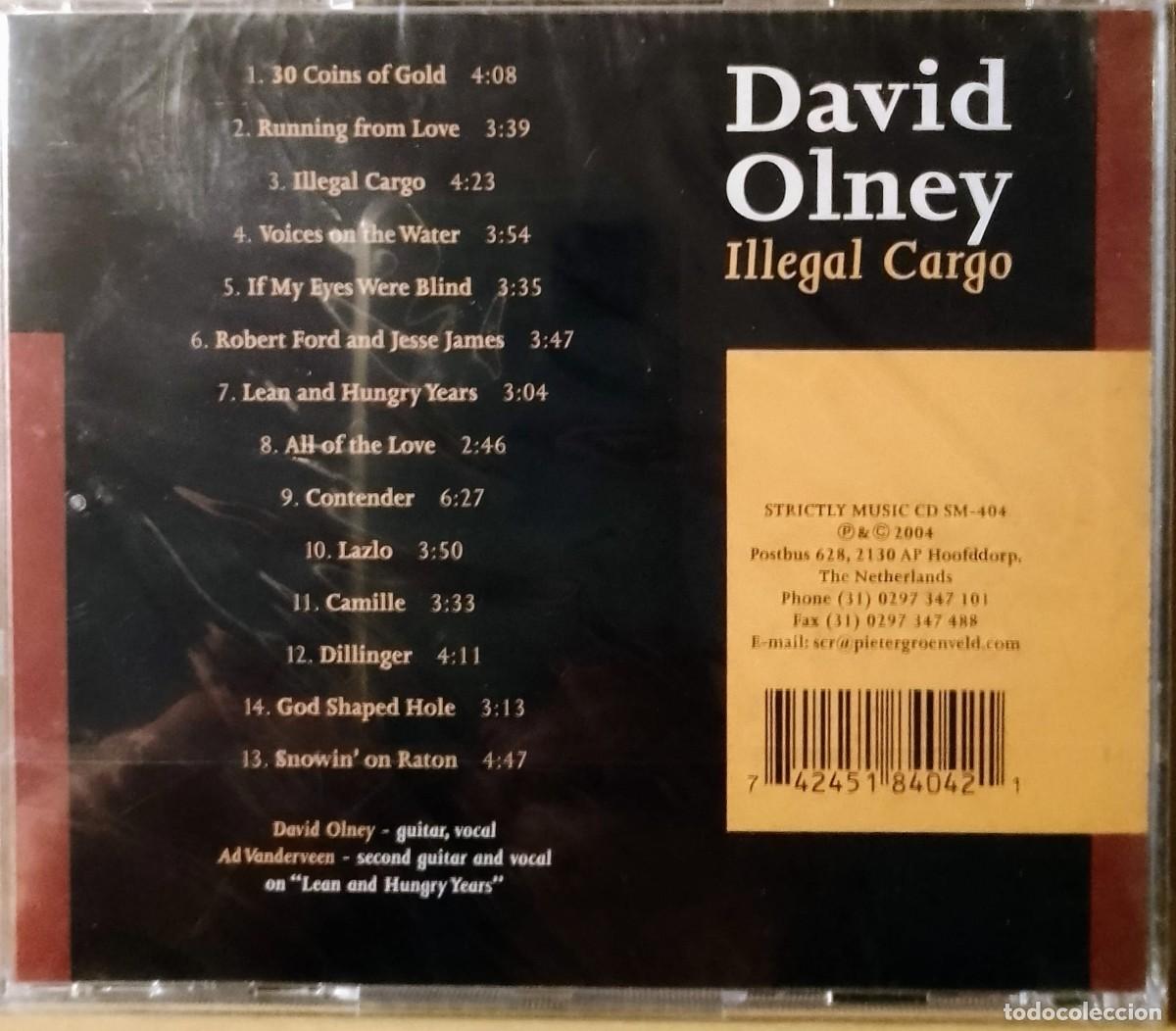 CDs de m&uacute;sica: David Olney &ndash; Illegal Cargo - CD 2004 - Foto 2