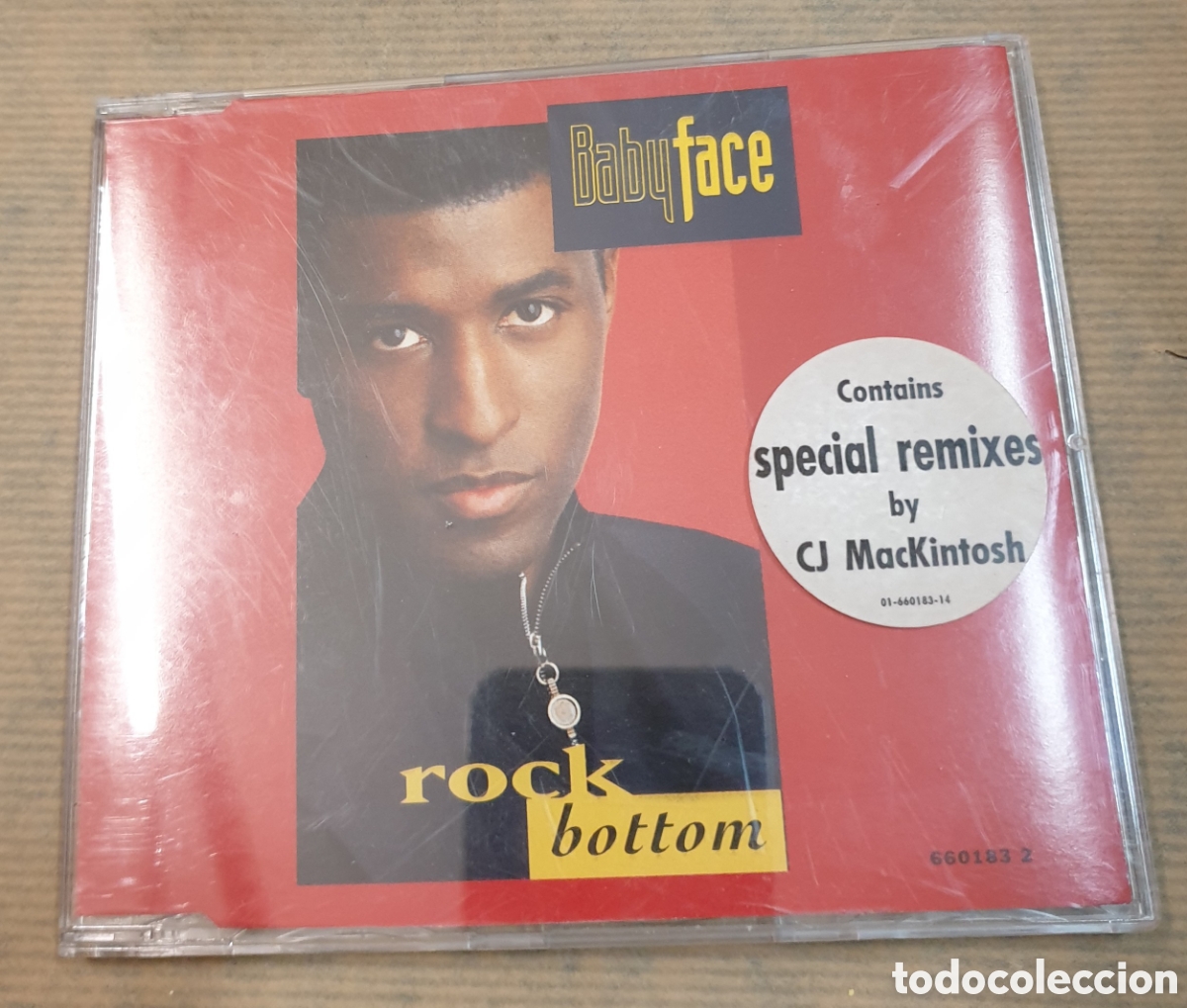 CDs de m&uacute;sica: Baby face - rock bottom. Cd single - Foto 1