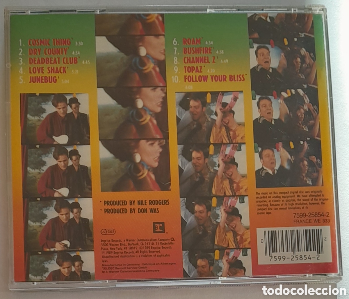 CDs de m&uacute;sica: THE B-52S - COSMIC THING - Foto 2