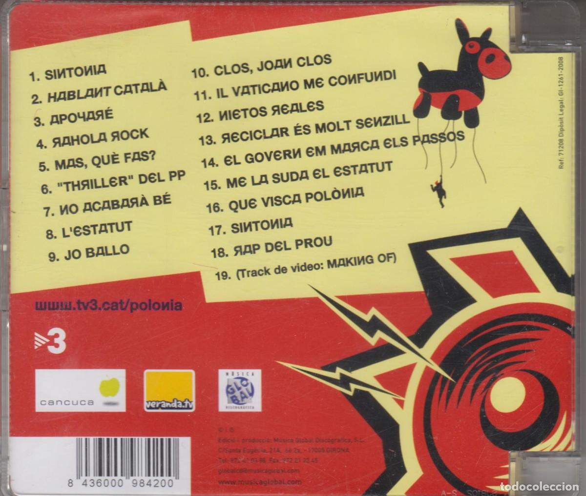 CDs de m&uacute;sica: Polonia cd El disc 2008 Programa humor TV3 - Foto 2