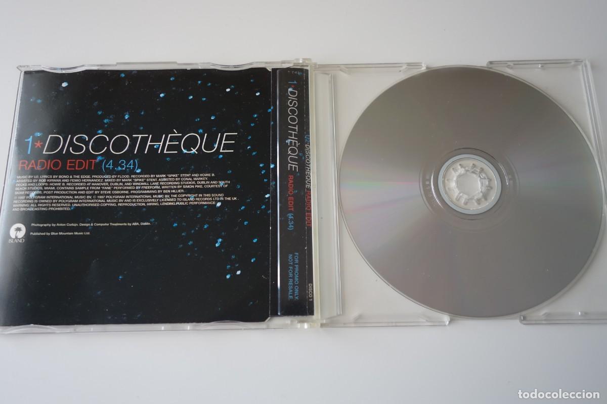 CDs de m&uacute;sica: U2: Discotheque. CD SINGLE PROMO UK. 1 TEMA - Foto 2