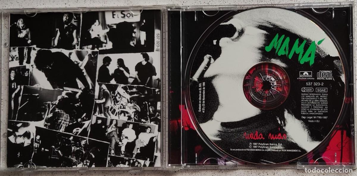 CDs de m&uacute;sica: MAM&Aacute; - NADA MAS (CD) 1997 - 19 TEMAS - Foto 2