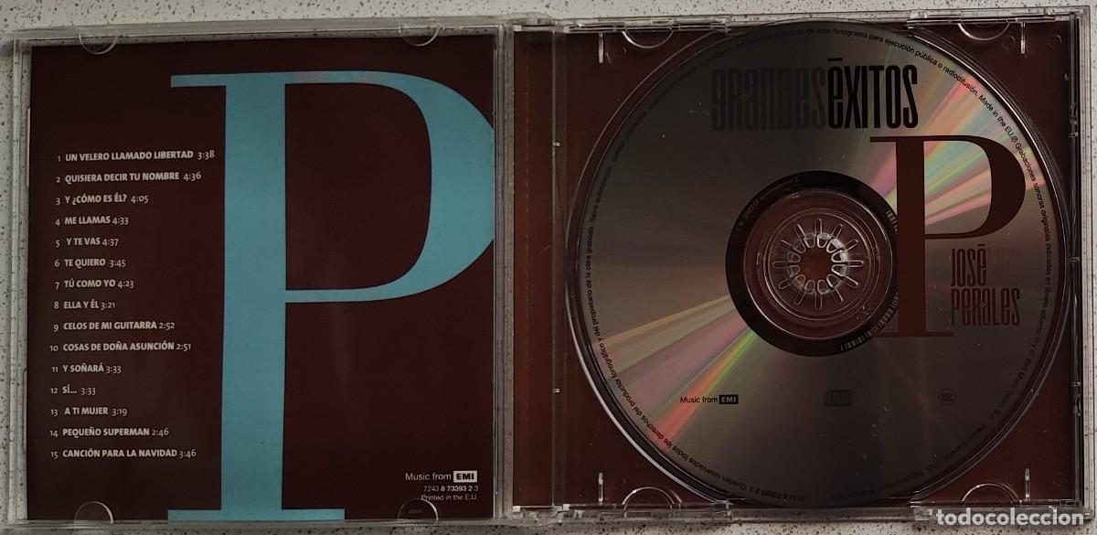 CDs de m&uacute;sica: JOSE LUIS PERALES - GRANDES EXITOS (CD) 2005 - 15 TEMAS - Foto 2